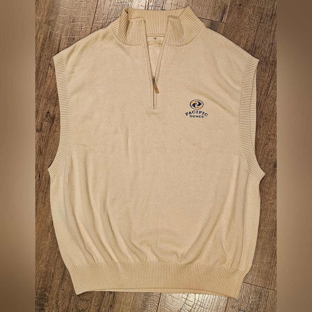 Ben Hogan Quarter Zip Sweater Vest Mens Size XL